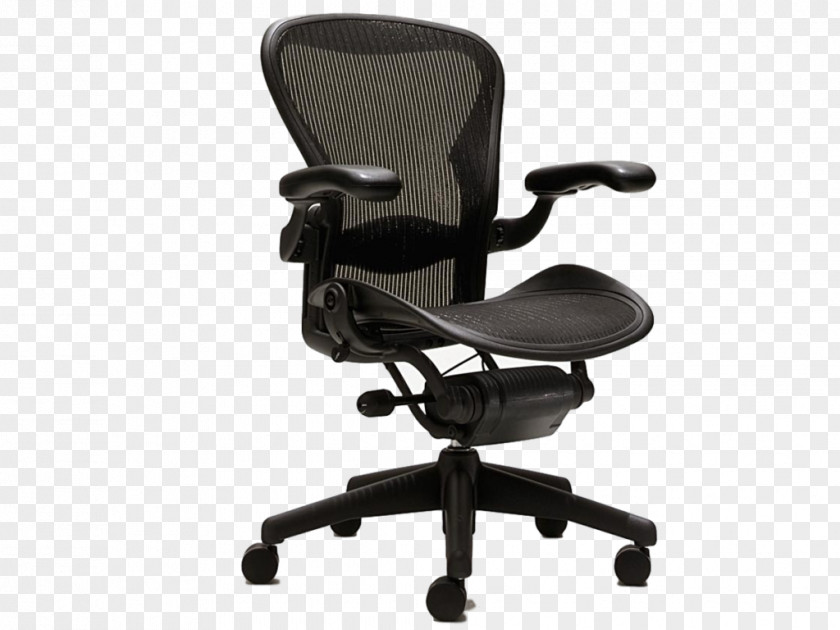 Chair Office & Desk Chairs Aeron Furniture Herman Miller PNG