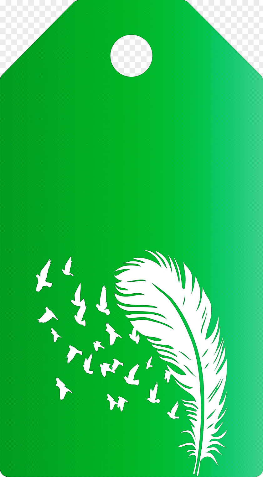 Feather Birds Tag PNG