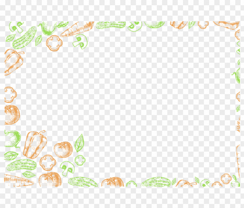 Hand-painted Chalk Colored Vegetable Food Sidewalk Icon PNG