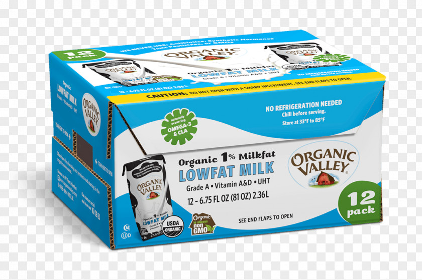 Low Fat Organic Food Valley 1% Chocolate Milk PNG
