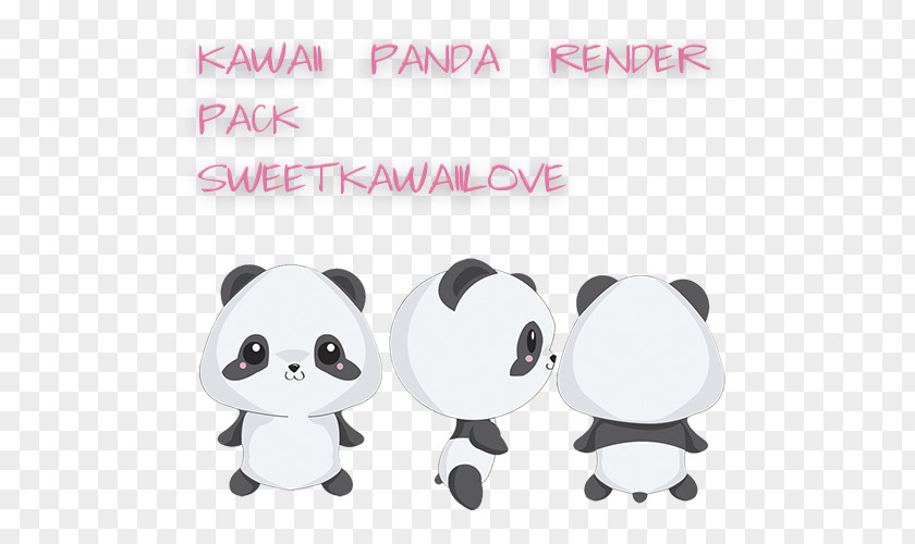 Panda Kawaii Plush Snout Stuffed Animals & Cuddly Toys Textile PNG