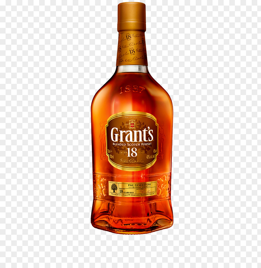 Scotch Whisky Blended Whiskey Grant's Glen Grant Distillery PNG