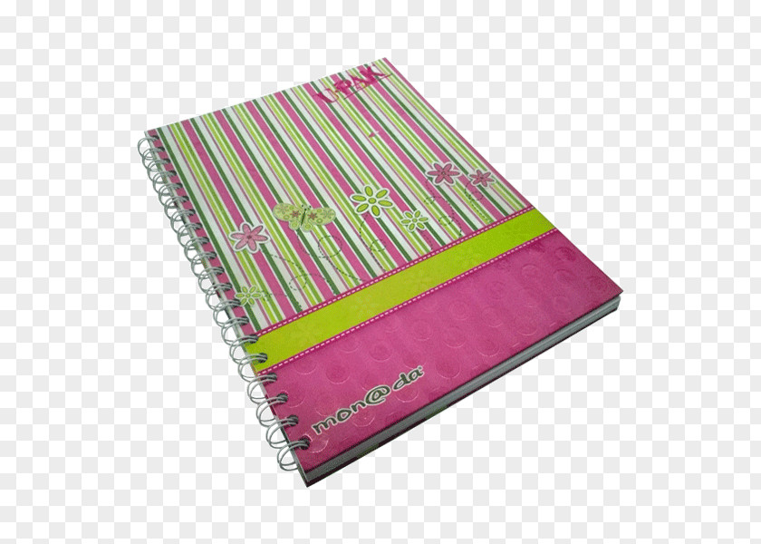 Cuaderno Magenta PNG