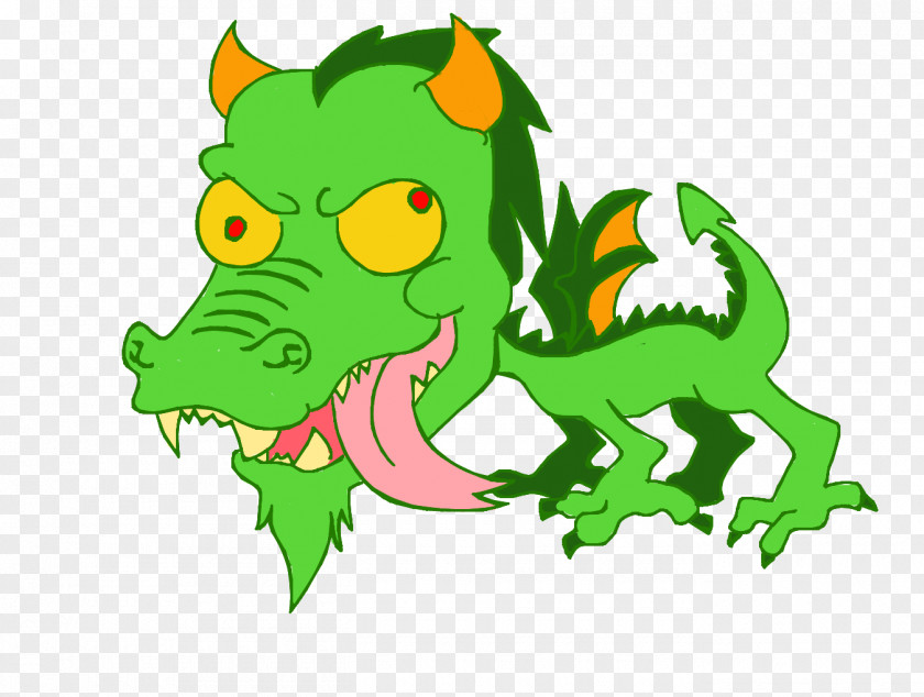 Dragon Drawing Frog Reptile Green Clip Art PNG