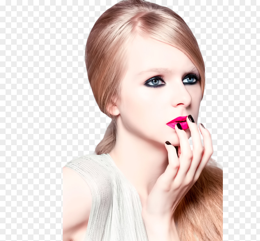 Hair Blond Coloring Makeover Bangs PNG