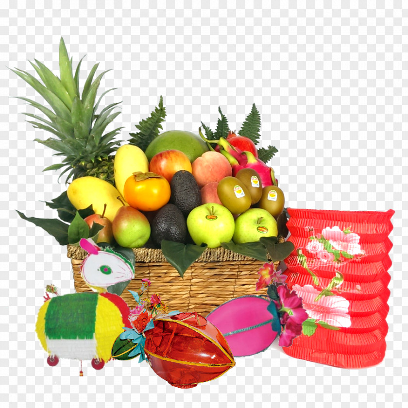 Hand Painted Midautumn Hamper Fruit Food Gift Baskets PNG