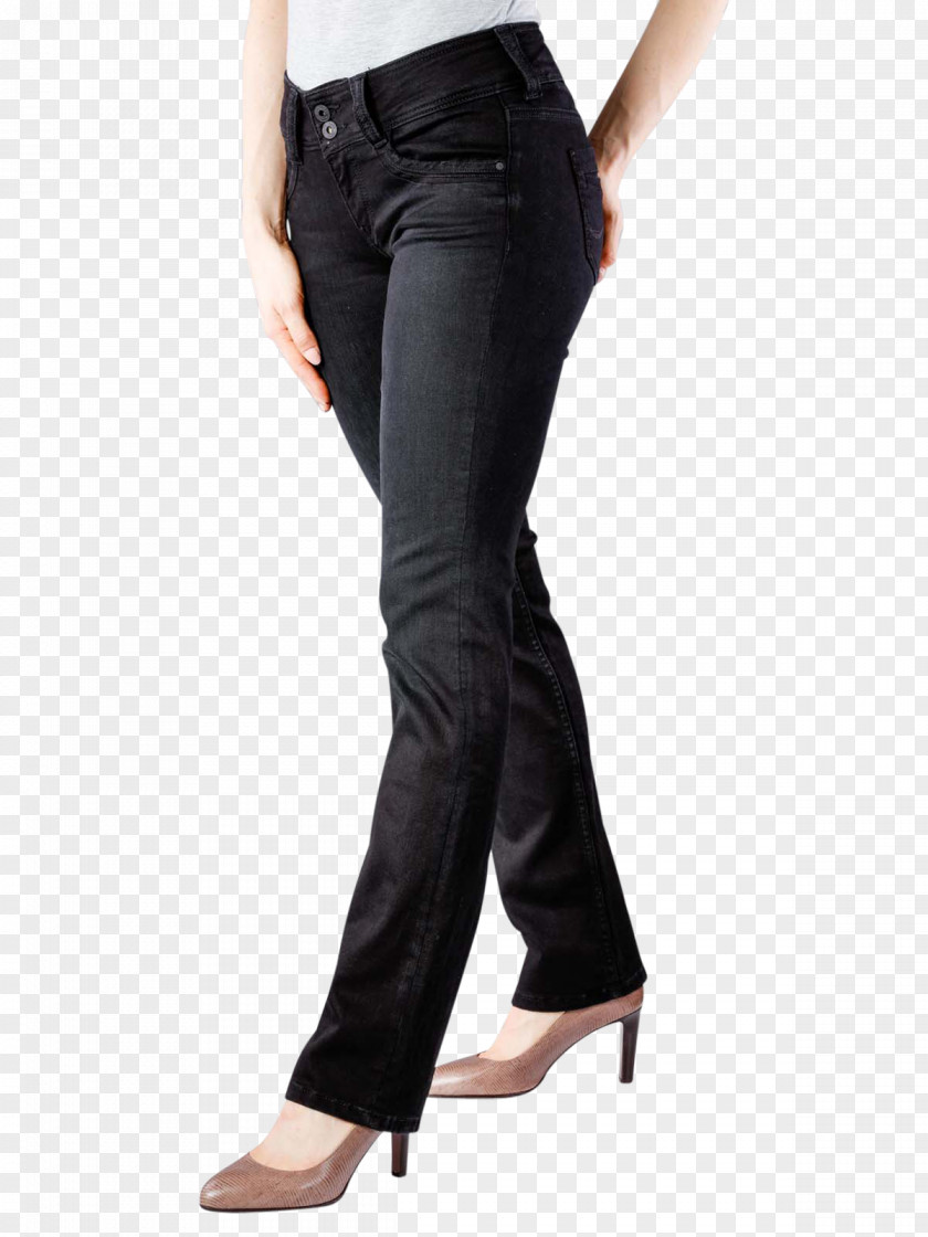 Jeans Denim Waist Leggings PNG