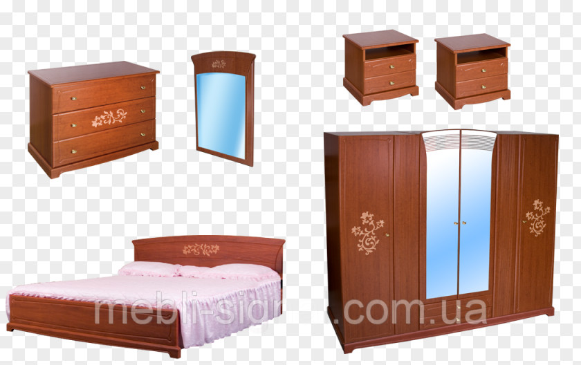Komodo Bedside Tables Furniture Wood Bed Frame Drawer PNG
