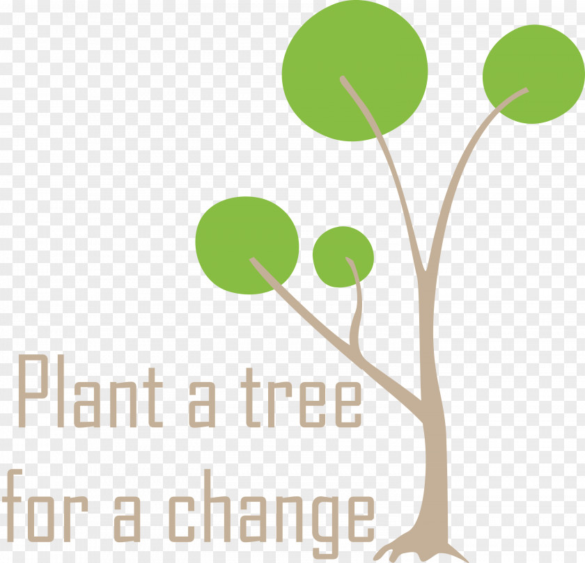 Plant A Tree For Change Arbor Day PNG