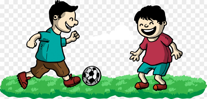 Play Football Friends Clip Art PNG