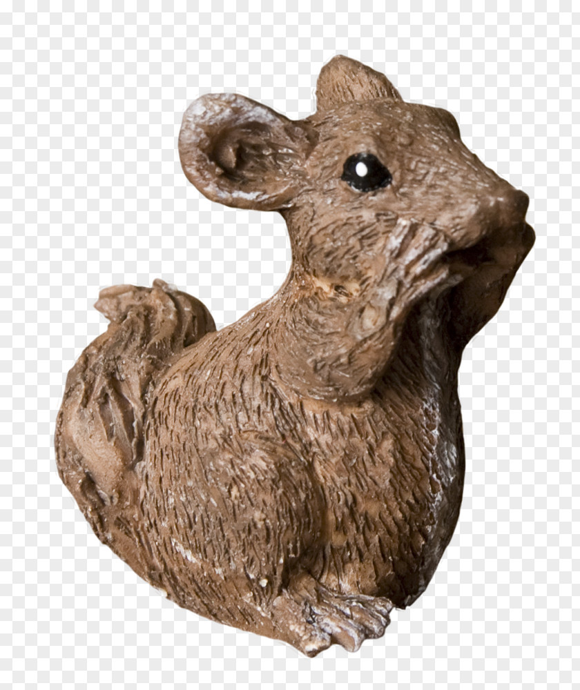 Squirrel Sculpture Wood Carving PNG