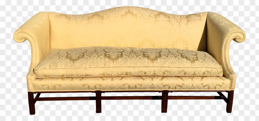 Table Couch Antique Slipcover Chair PNG