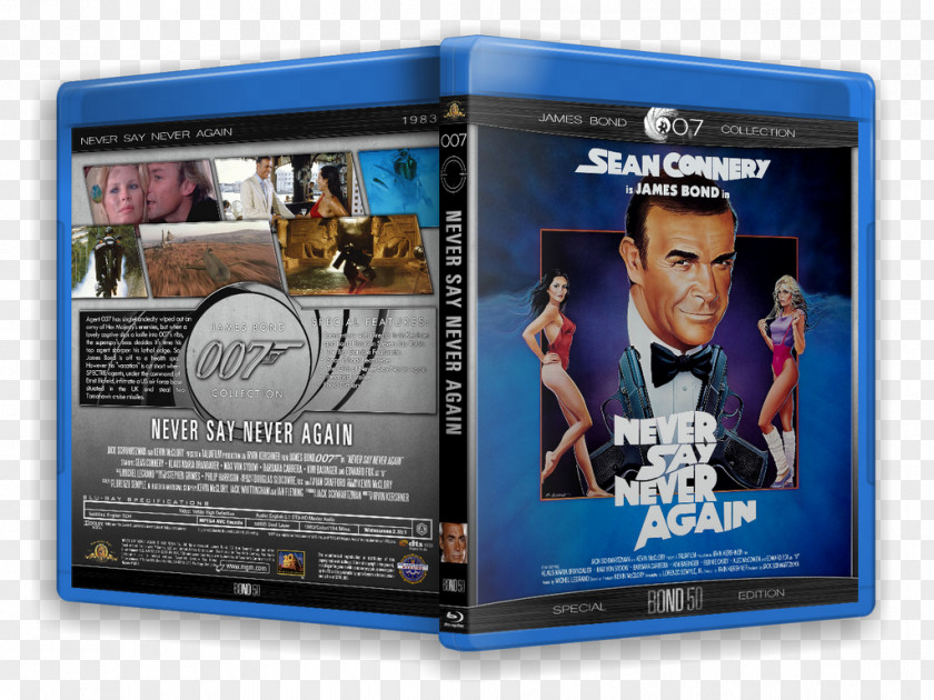 007 Sean Connery James Bond Blu-ray Disc Poster Film DVD PNG