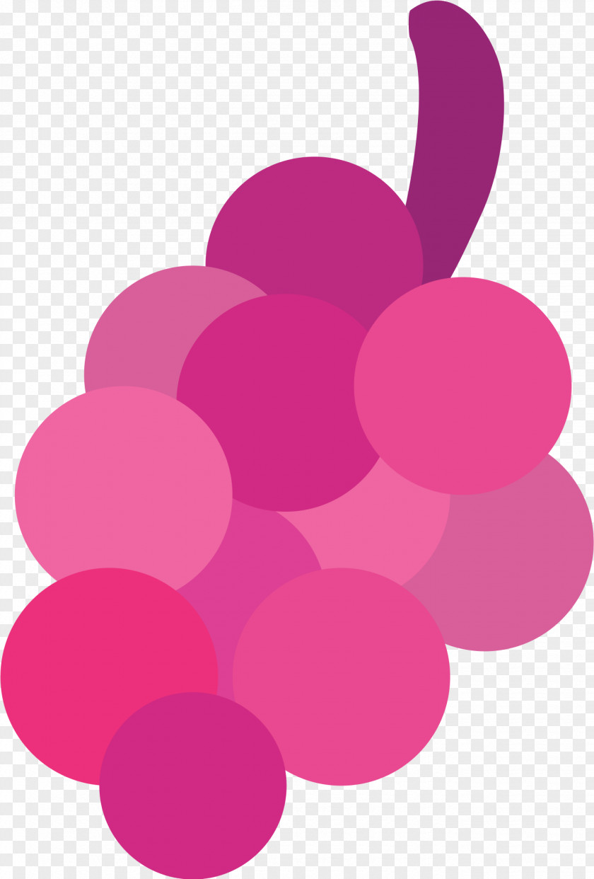 Grape Arctic Fox Clip Art Product Design Pink M PNG