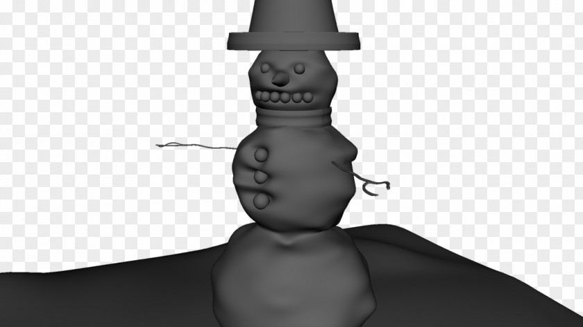 Make A Snowman Finger White PNG