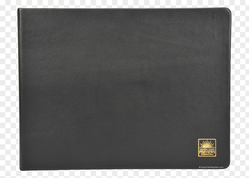 Wallet Rectangle Brand Black M PNG