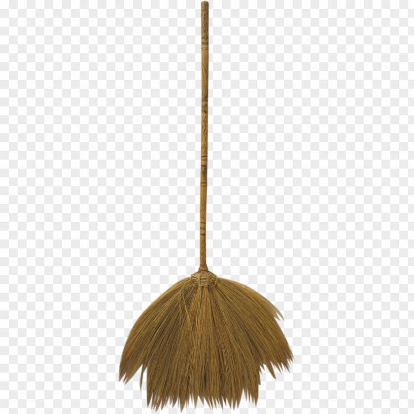 Whisk Broom Bamboo Handle Ceiling PNG