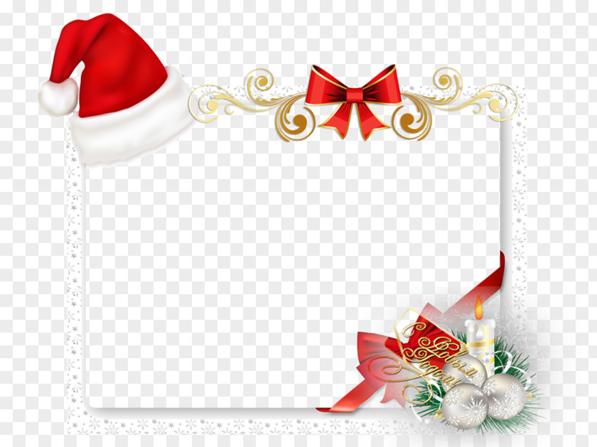 2018 Picture Frames New Year Christmas Card PNG