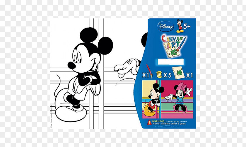 Educa Puzzle Baby Mickey Canvas Schilderset Kind Prinses Disney Princess Paint Your Own Blejtram Podobrazie PNG