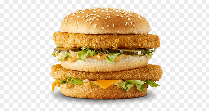 Menu McDonald's Big Mac Chicken Sandwich Hamburger McChicken Patty PNG