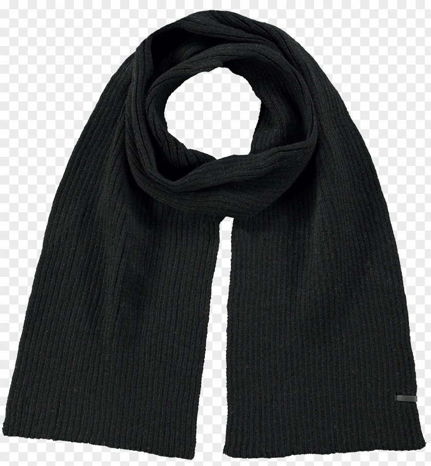 Scarf Neck Stole Black M PNG