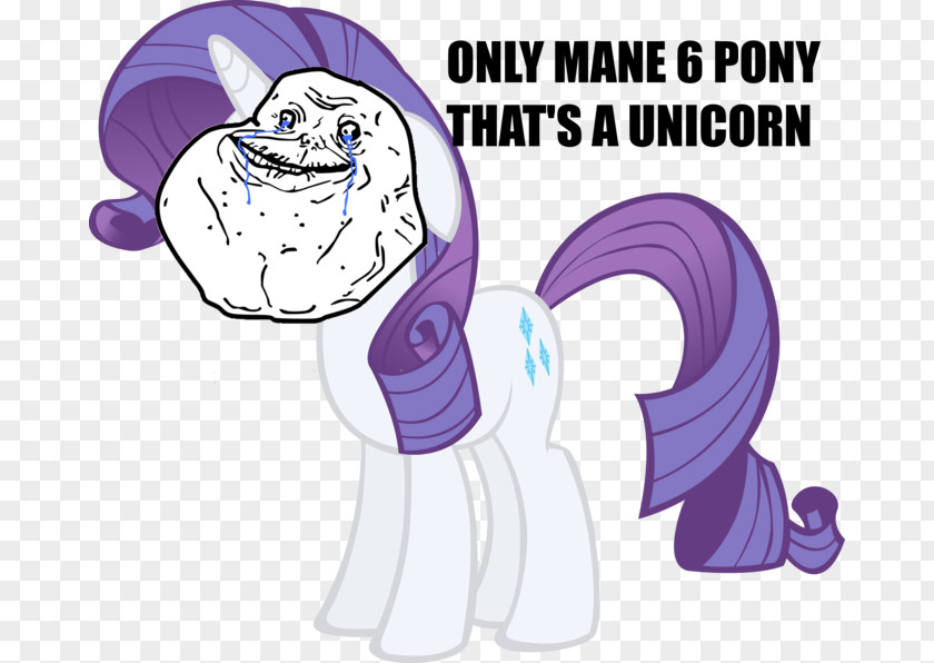 Forever Alone Pony Rarity Twilight Sparkle Pinkie Pie Rainbow Dash PNG