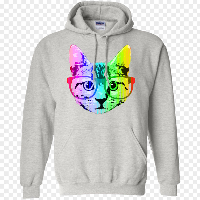 FUNNY CAT Long-sleeved T-shirt Hoodie Sweater PNG