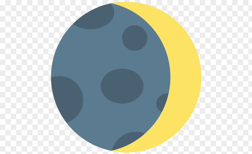 Moon Lunar Phase Crescent Symbol Emoji PNG