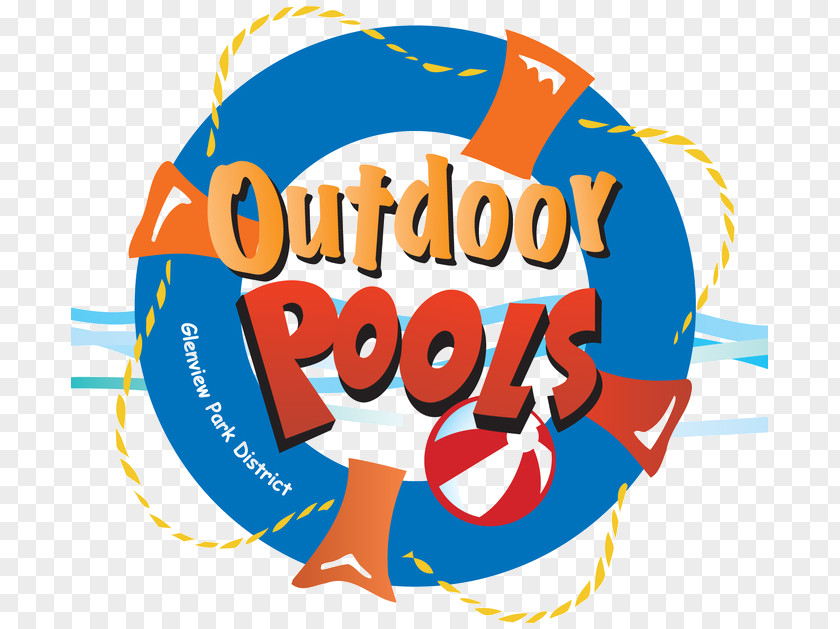 Outdoor Pool Logo Brand Font PNG