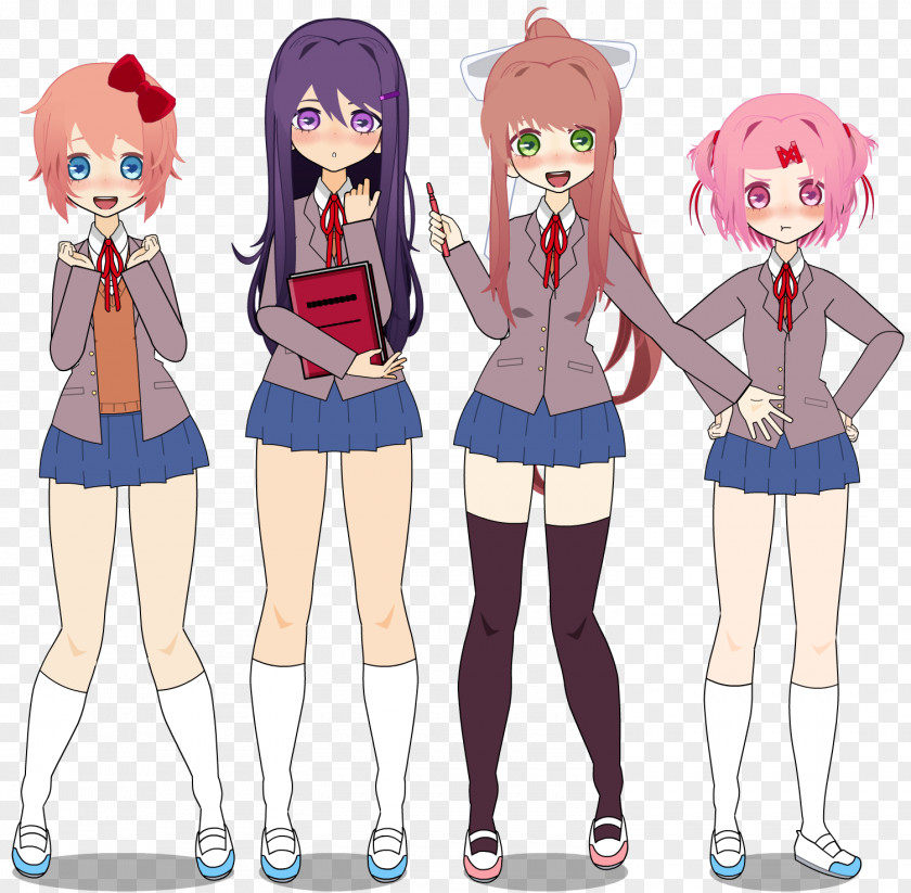 Doki Literature Club! Character Theme Fiction PNG