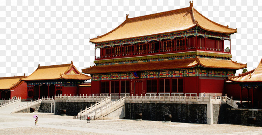 Golden Palace Forbidden City Tiananmen Square Beijing Fortifications Jingshan Park PNG