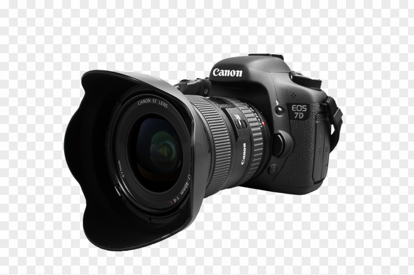 Physical Map Camera Lens Canon EOS 7D 5D Mark III Digital SLR PNG