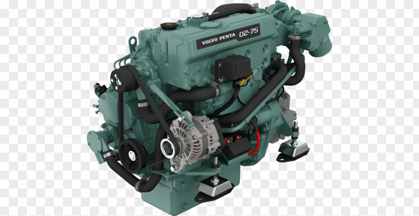 Volvo AB Penta Diesel Engine Inboard Motor PNG