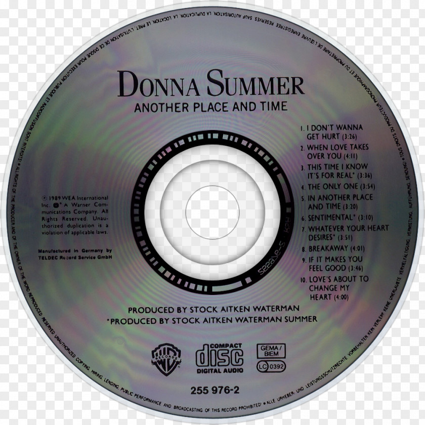 Donna Summer Compact Disc Mano Negra Nirvana Polly Chameleon Days PNG