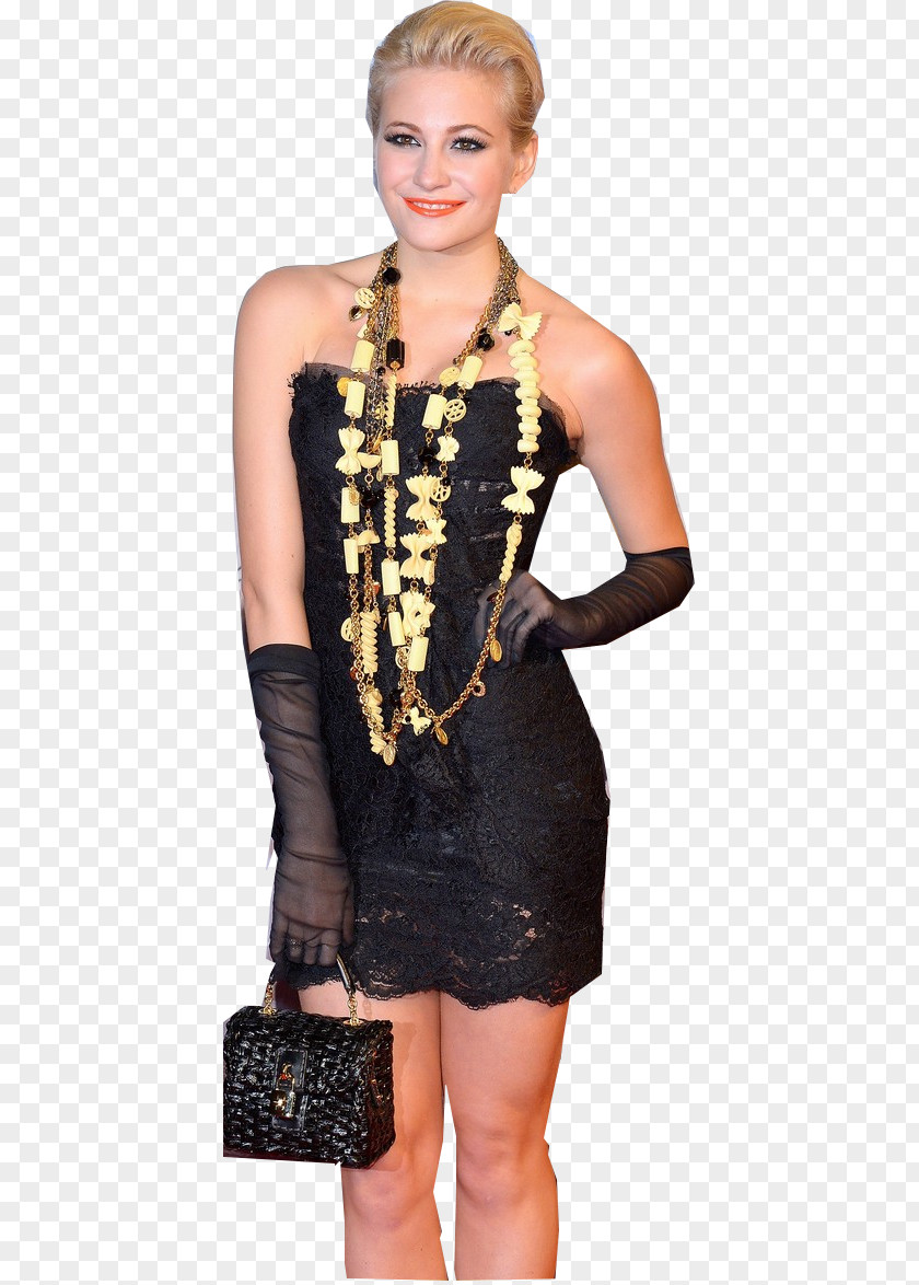 Pixie Lott Model Little Black Dress Fashion PNG