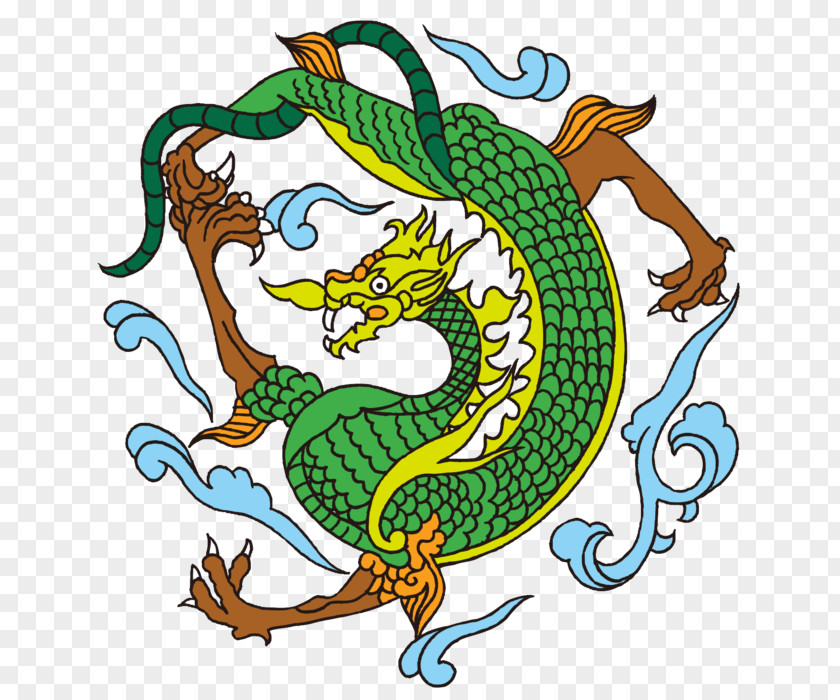 Chinese Dragon Yan'an Art PNG
