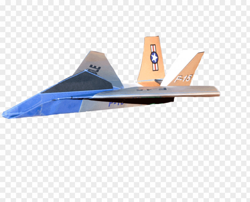 Colorful Paper Airplane Fighter Aircraft Supersonic Transport Jet PNG