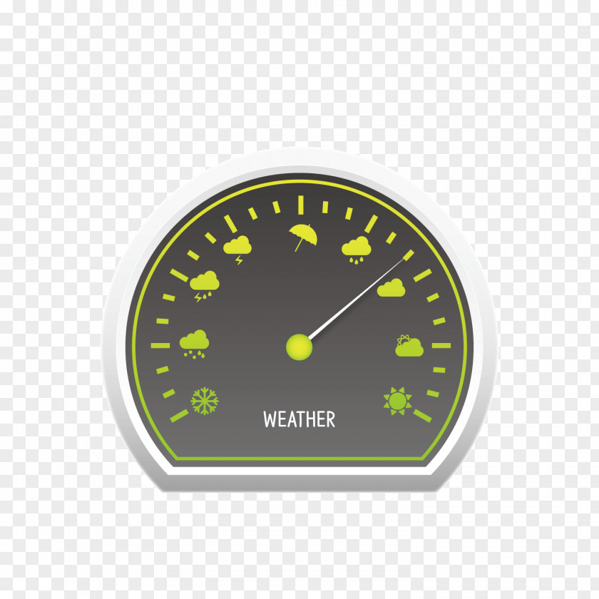 Gray Weather Barometer Clock Gauge Euclidean Vector PNG
