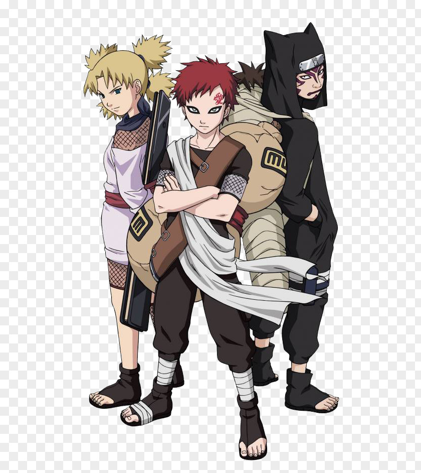 Naruto Kankuro Gaara Temari Shikamaru Nara Drawing PNG