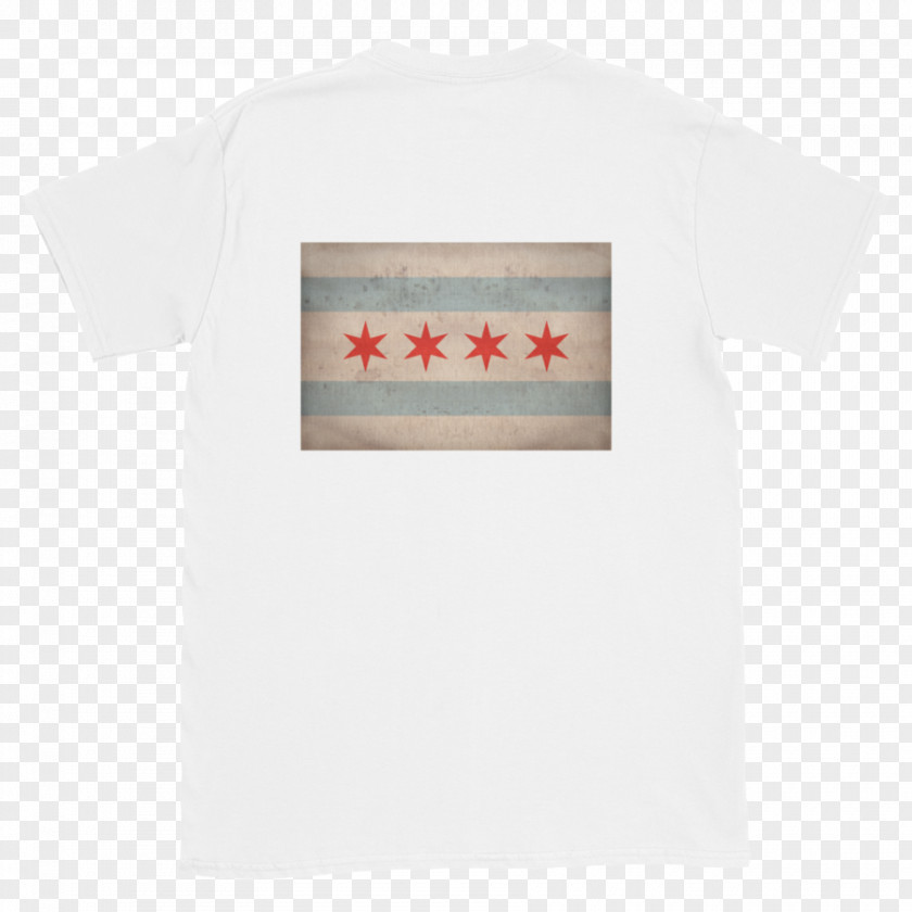 Thin Line Flag Of Chicago T-shirt The United States PNG