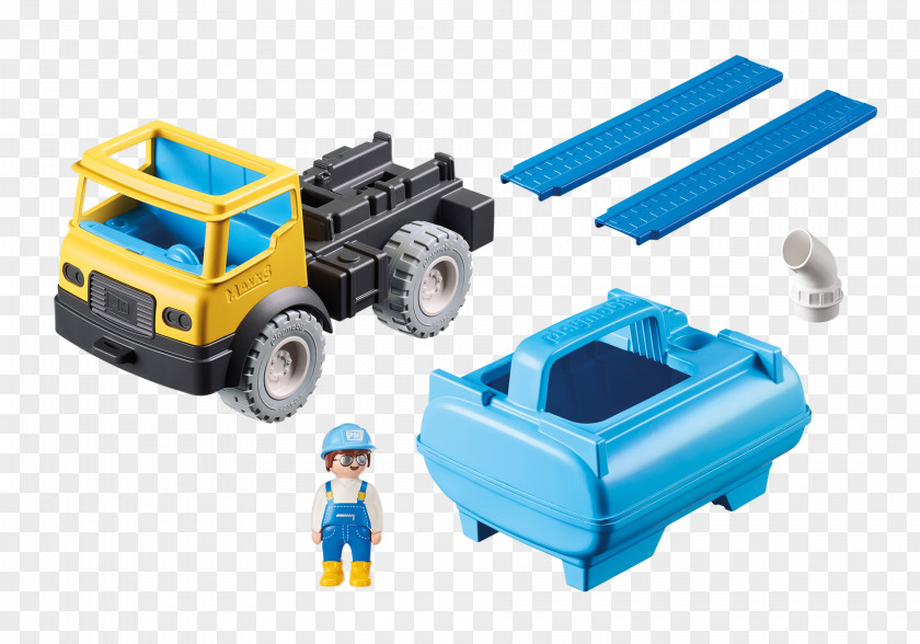 Toy Playmobil Truck Sandboxes Cistern PNG