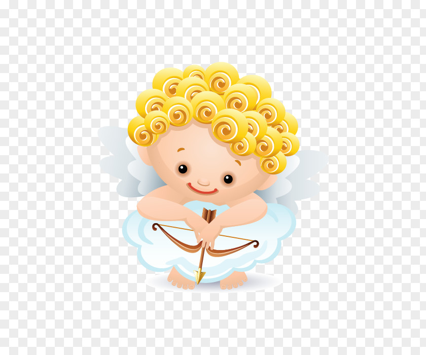 Vector Cute Angel Cartoon Drawing Clip Art PNG