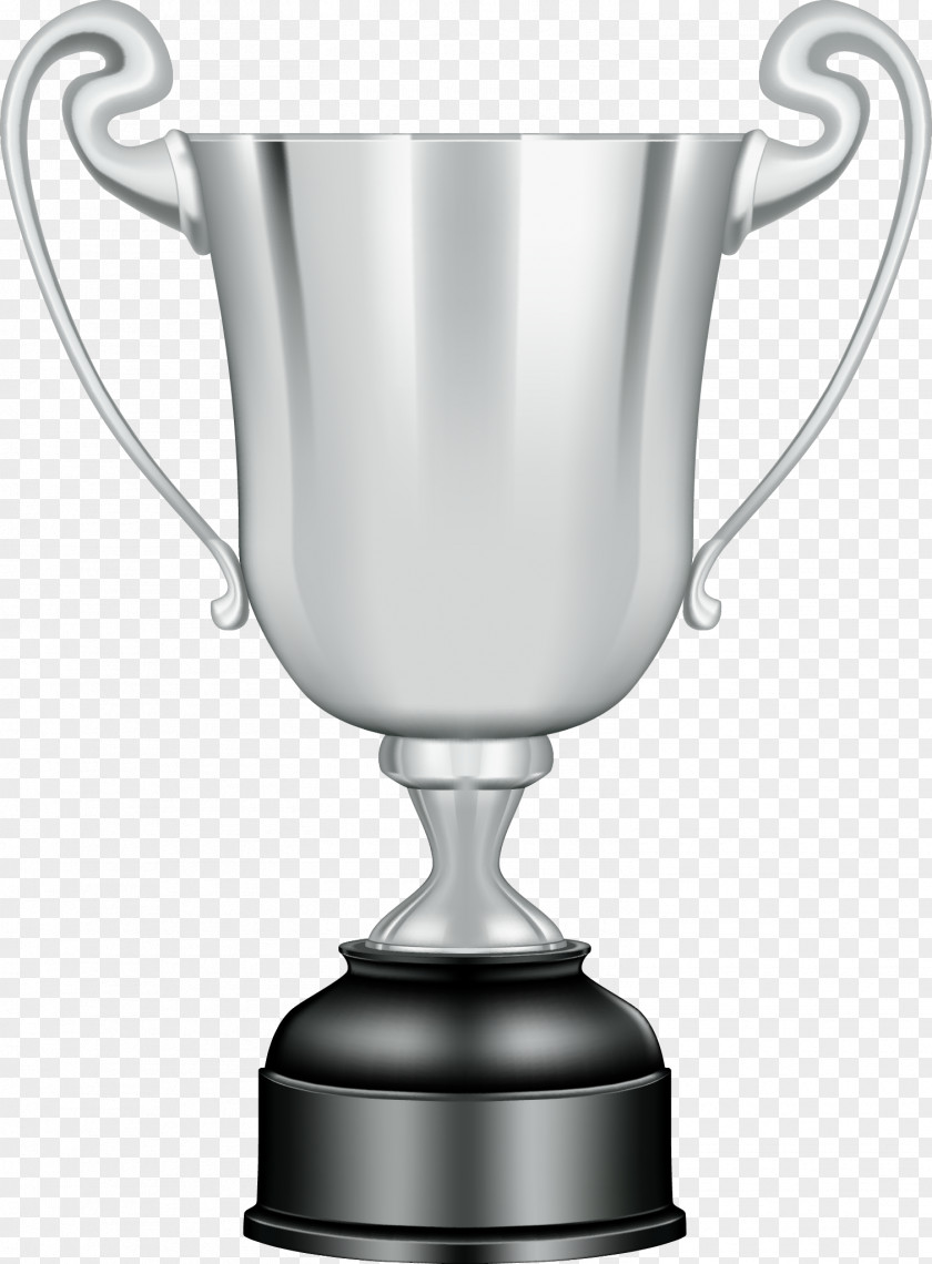 Vector Hand Painted Silver Trophy Stock Photography Clip Art PNG
