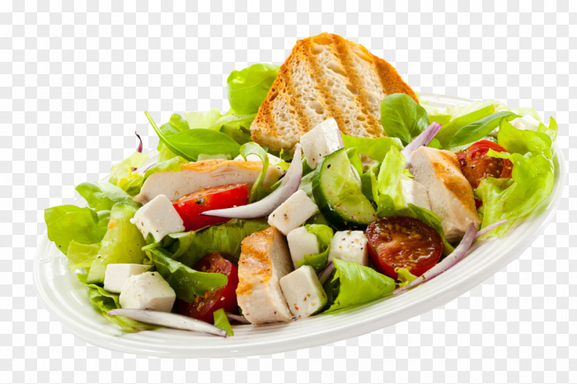 Vegetable Salad Chicken Caesar Vinaigrette Healthy Diet PNG