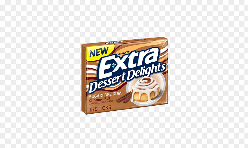 Chewing Gum Cinnamon Roll Extra Wrigley Company Flavor PNG
