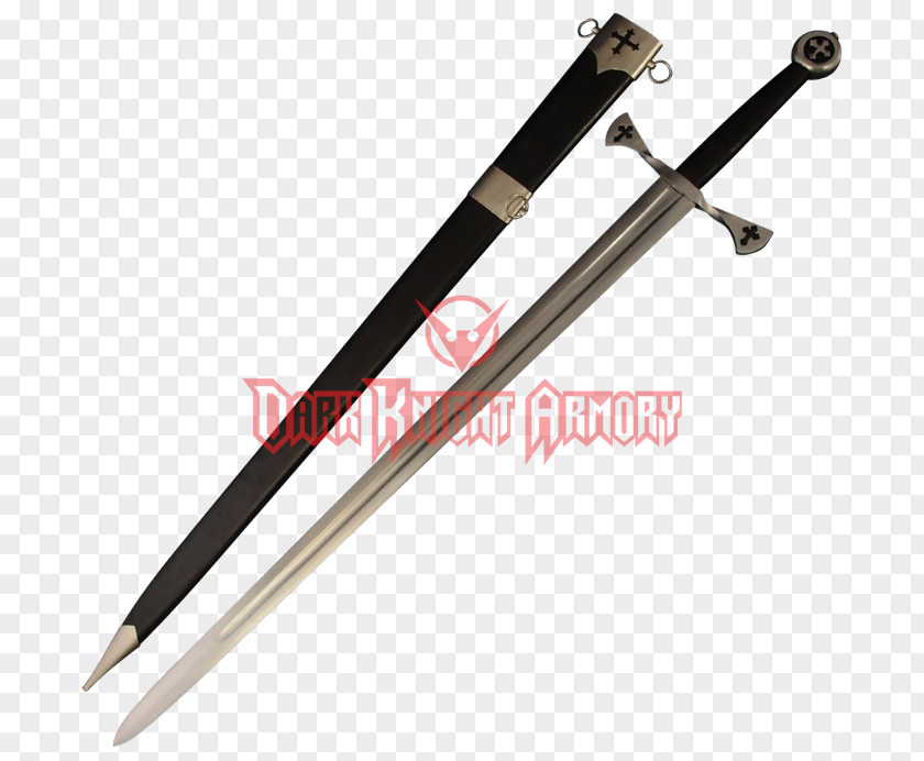 Gothic Cross Sabre Dagger Scabbard Tool PNG