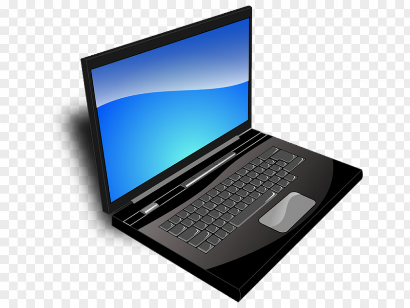 Laptop Computer Dell Keyboard Monitors Clip Art PNG