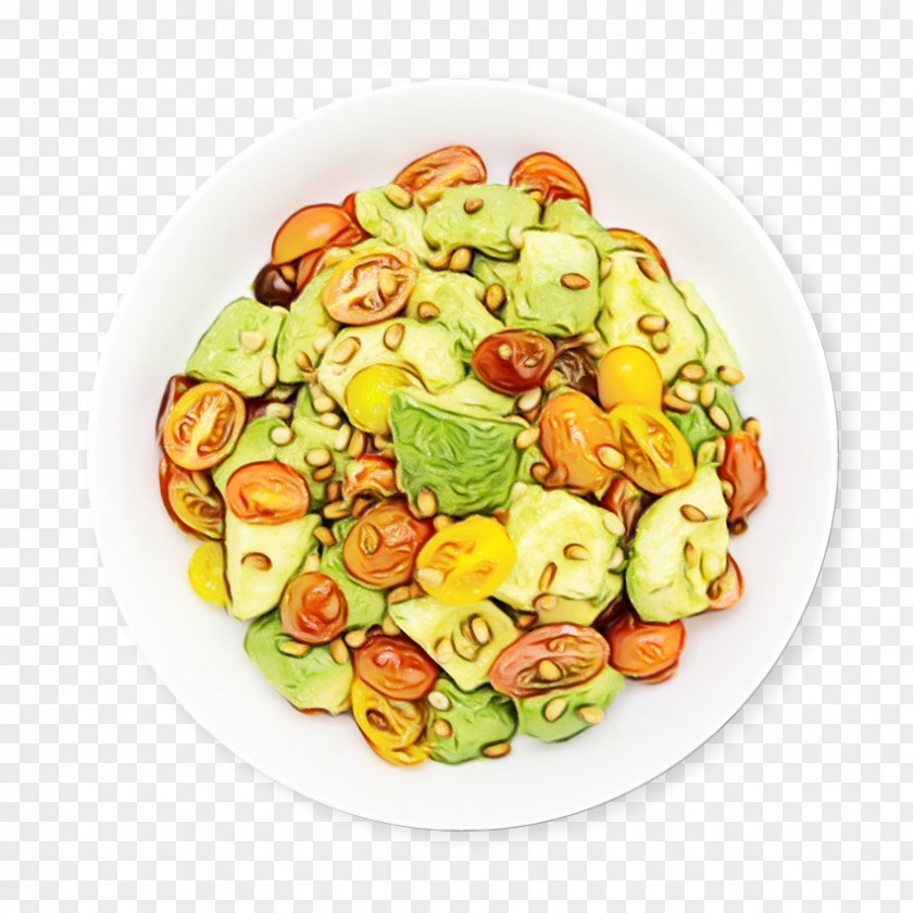 Vegan Nutrition Superfood Leaf Watercolor PNG