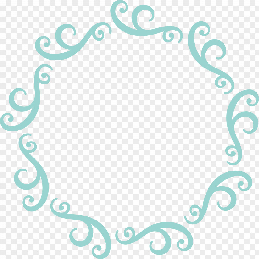 Floral Frame Flower Monogram PNG