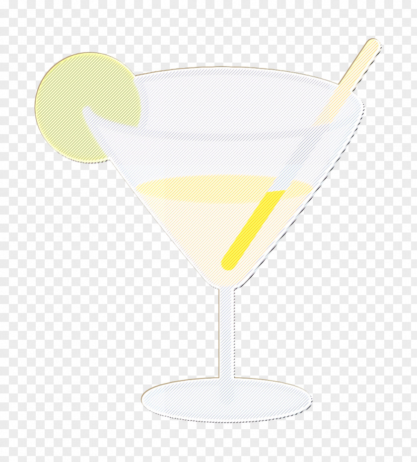 Gastronomy Set Icon Glass Cocktail PNG
